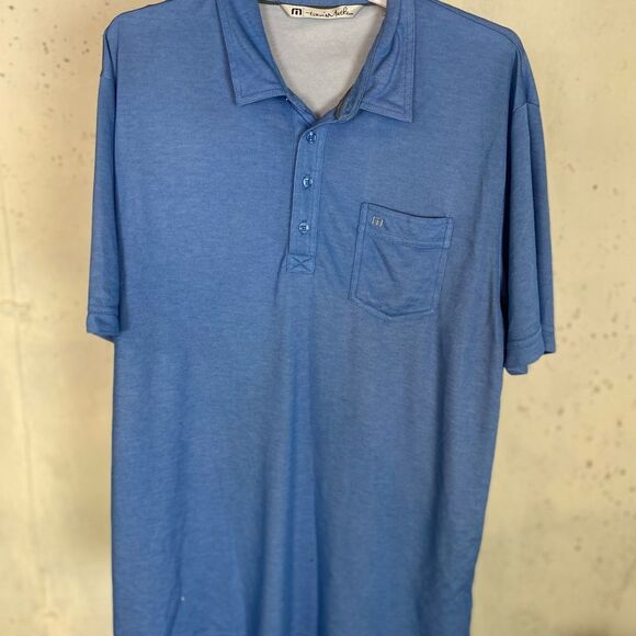 TRAVIS MATHEW Lightweight Weave Knit Polo Shirt - Picture 4 of 7